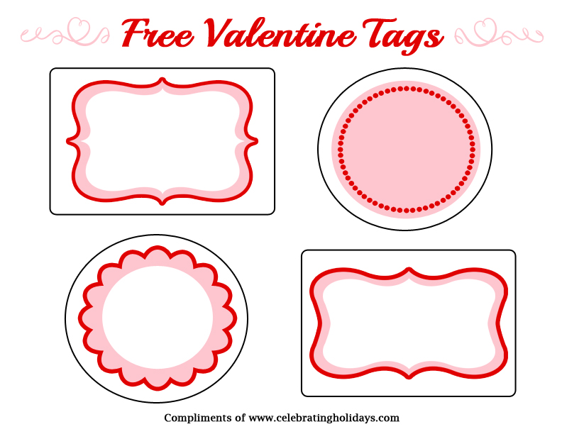 Valentine Tags and Labels