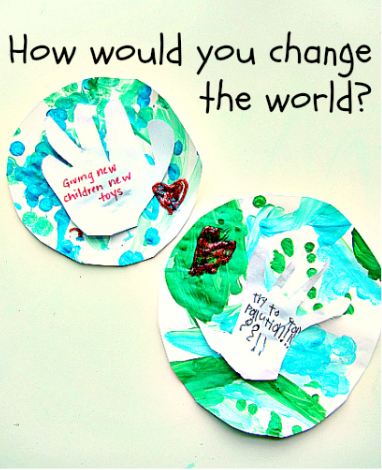 How Would You Change the World Craft for Martin Luther King, Jr. Day
