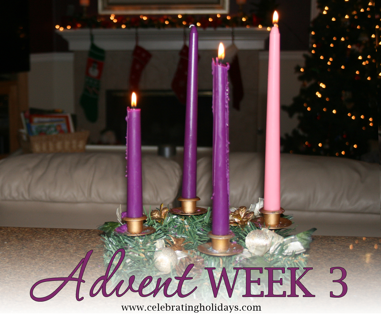 Advent Week 3 Reading, Music, and Candle Lighting