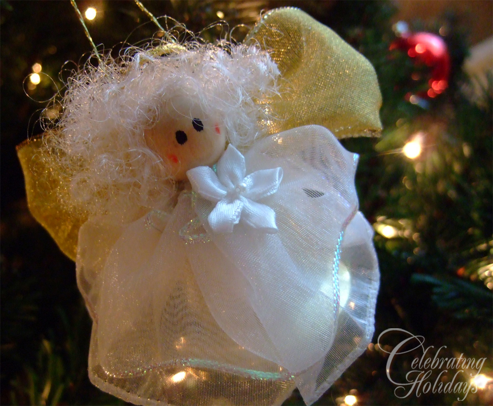 Angel Bell Ornament Craft for Christmas