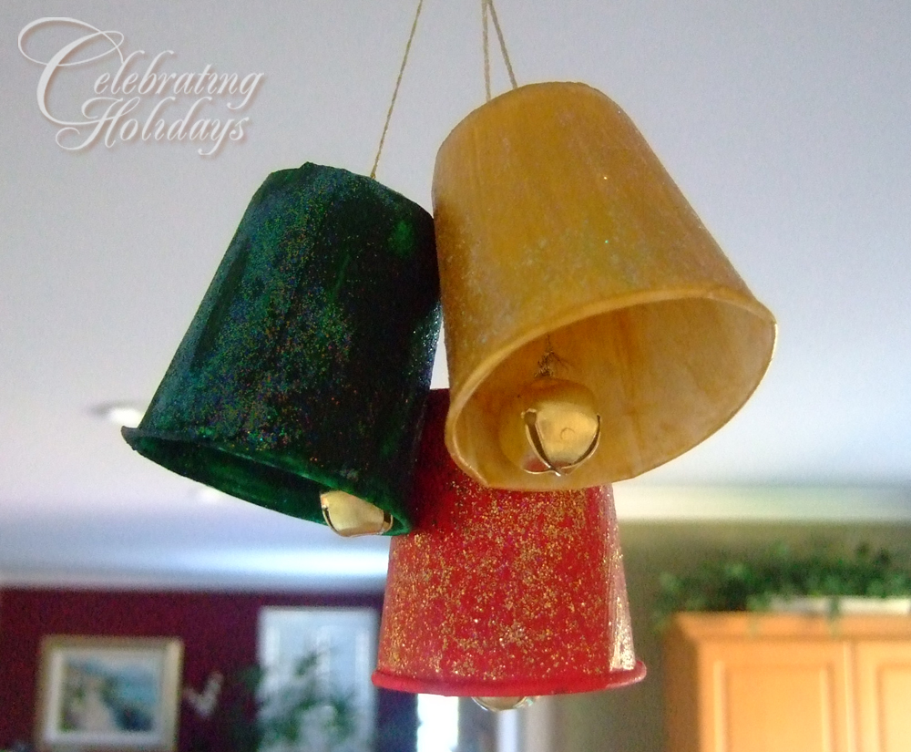 Dixie Cup Christmas Bell Craft