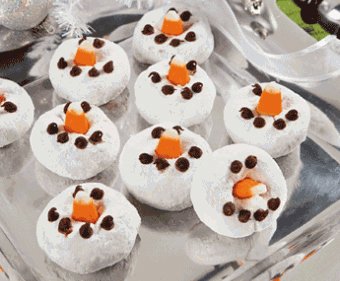 Donut Snowmen