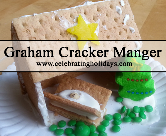 Graham Cracker Manger and Stable