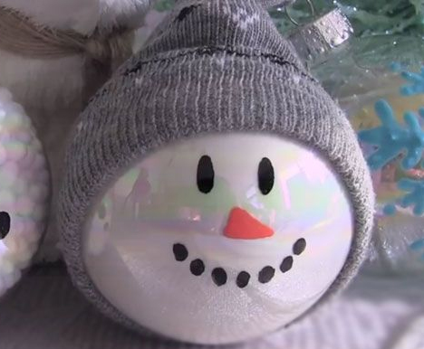 Snowman Ornament Craft