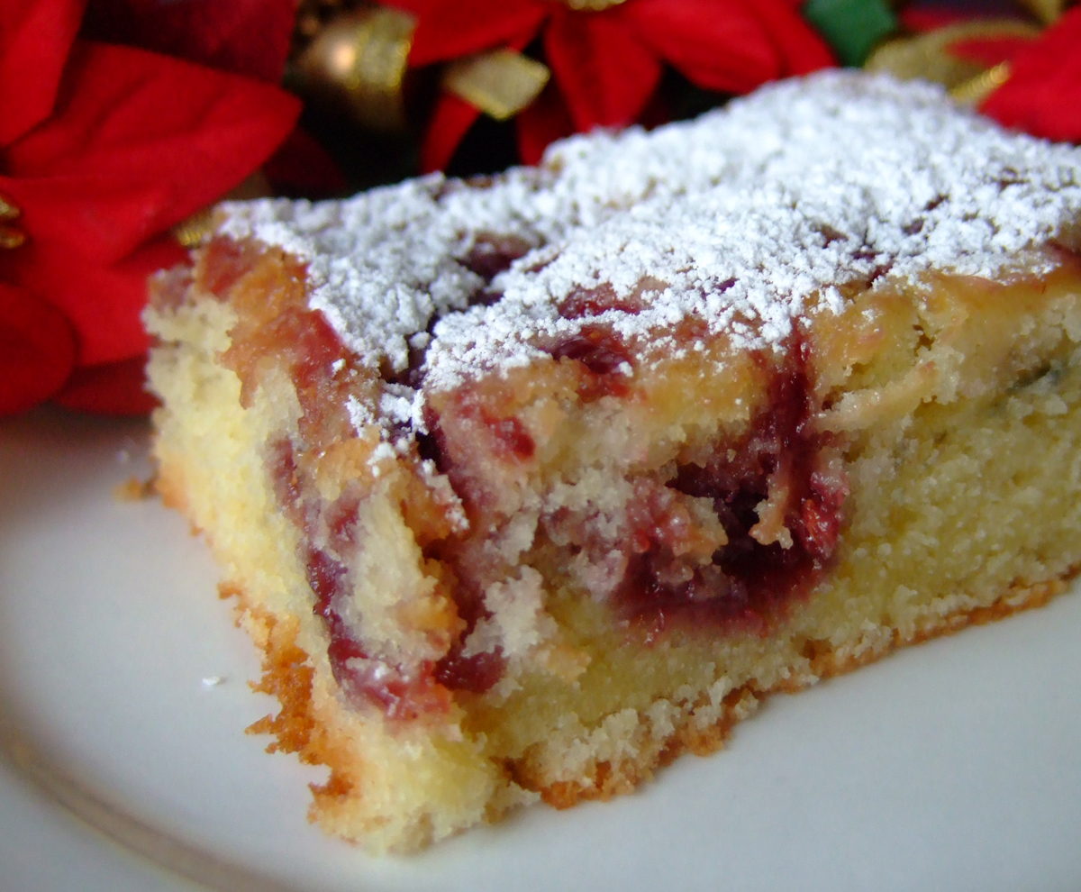 raspberry ribbon coffee cake