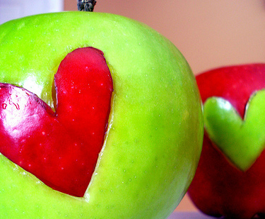 Apple Heart Cut-Outs
