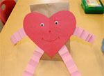 Heart Man Valentine Gift Bag