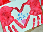 Handprint Heart Valentine