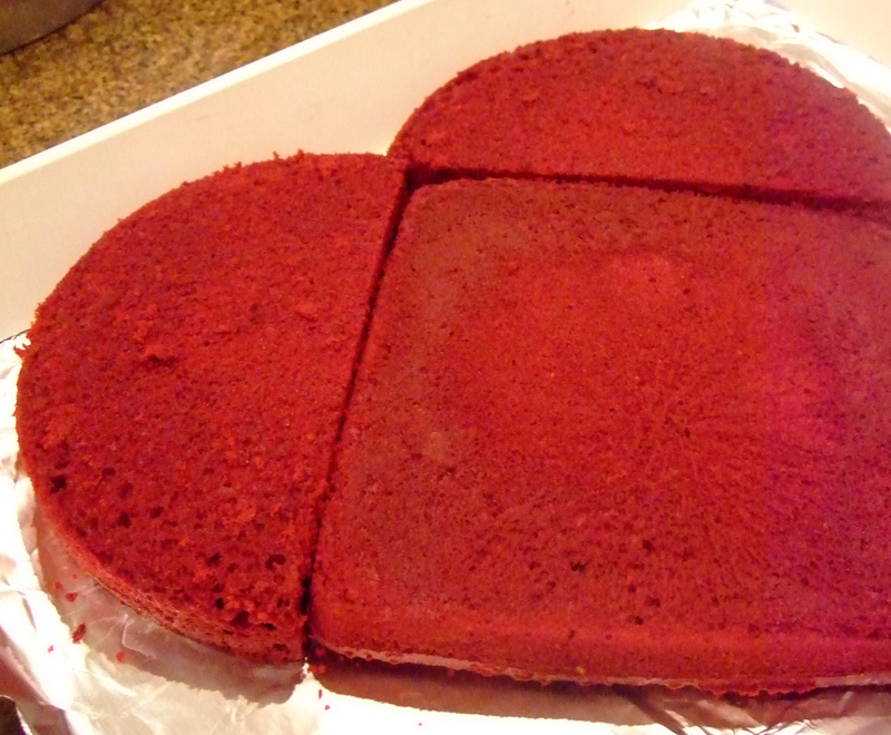 How to Make a Heart Cake
