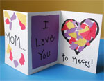 Love to Pieces Valentine Card