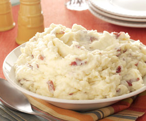 red mashed potatoes