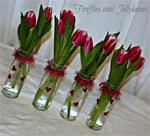 Bottle Tulips