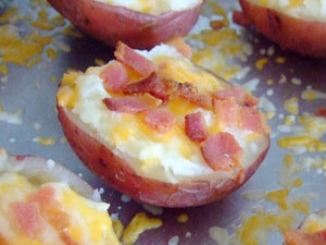 twice baked red potatoes