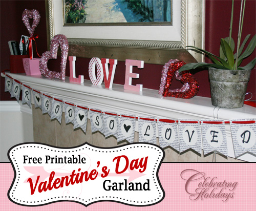 Free Printable Valentine's Day Banner