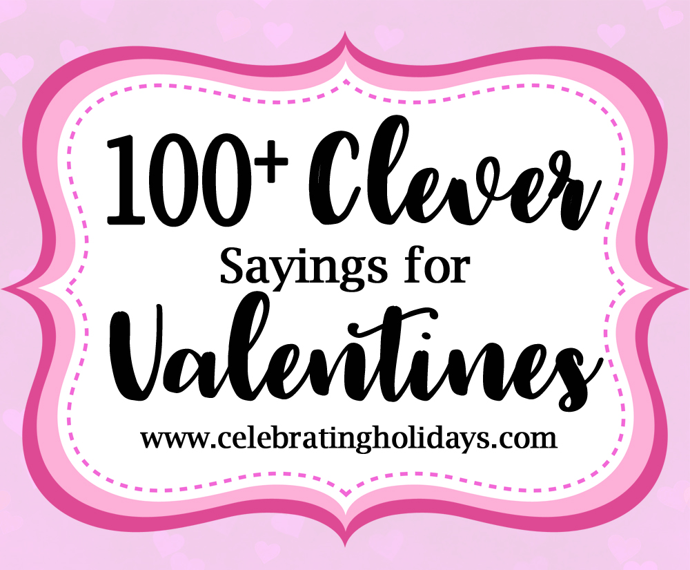 Valentine Clever Sayings for Candy and Treats for Kids