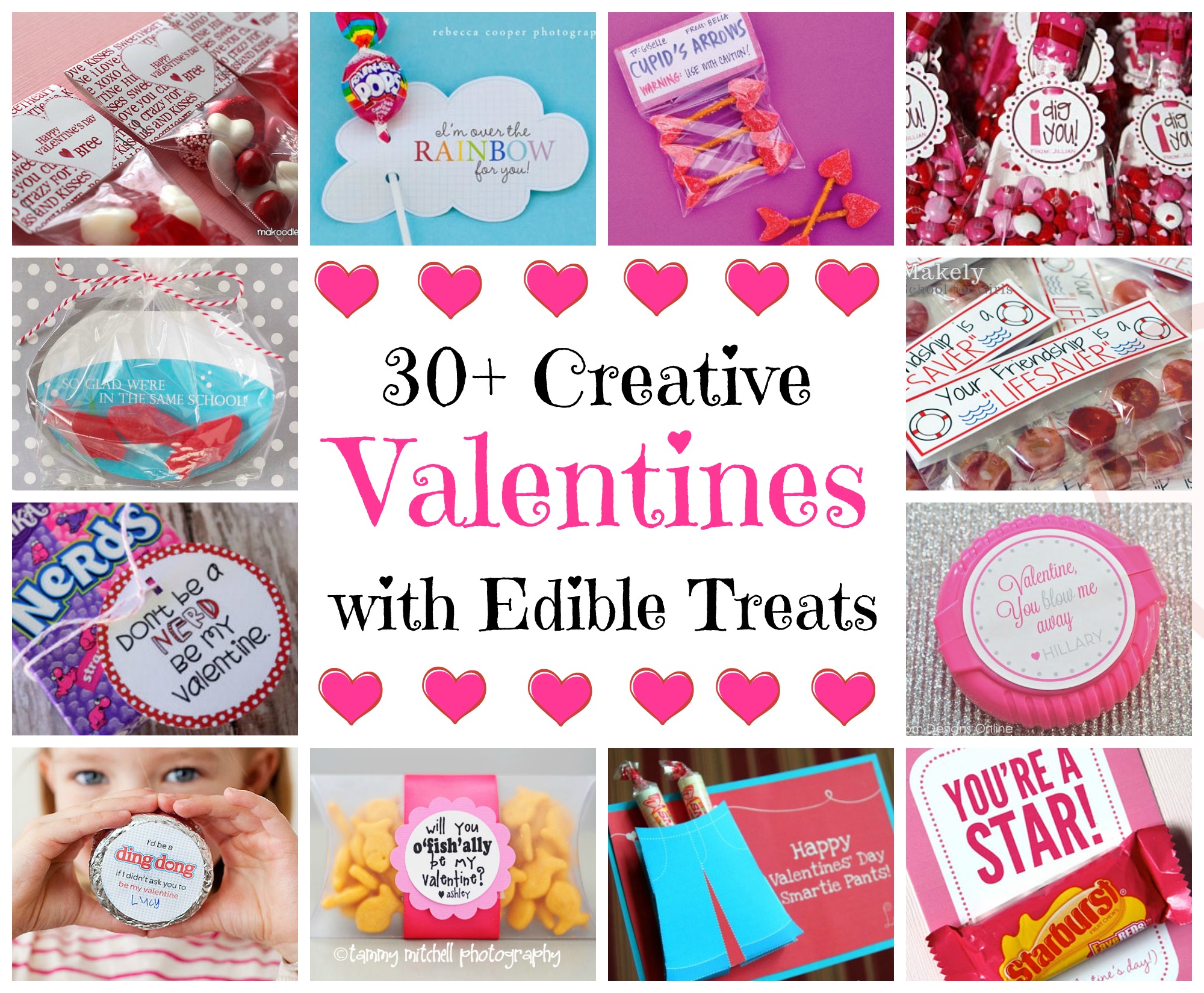 Valentines with Edible Treats