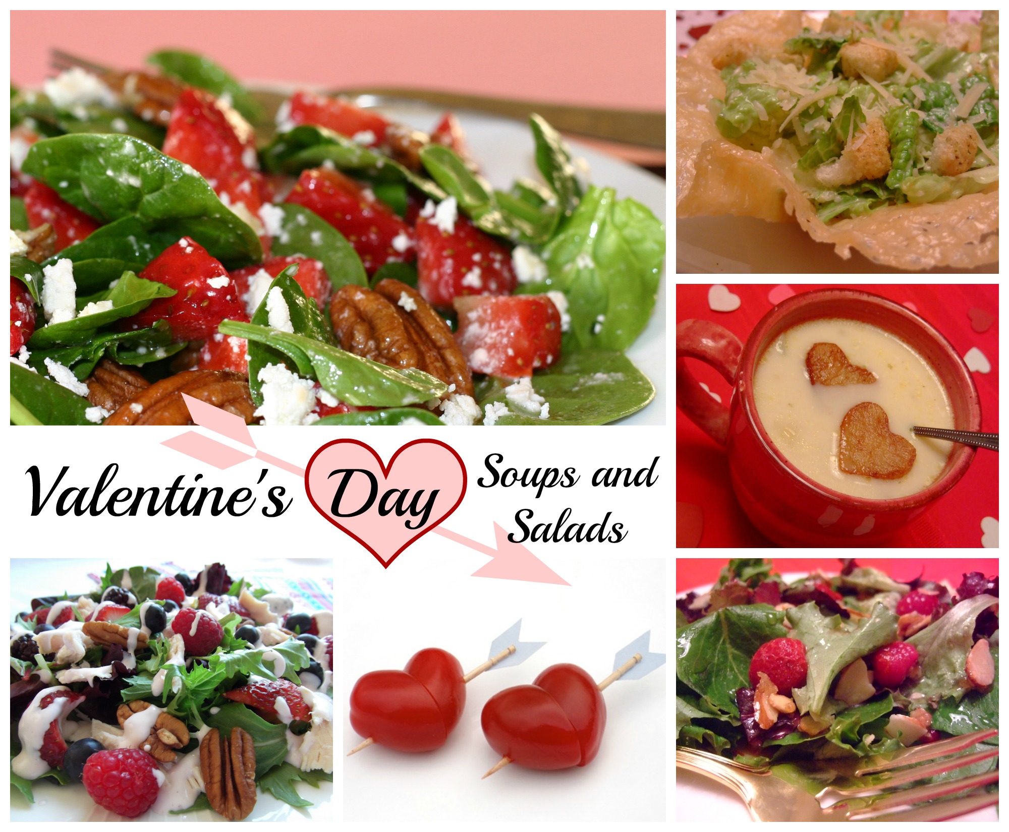 Valentine's Day Soup and Salad Ideas