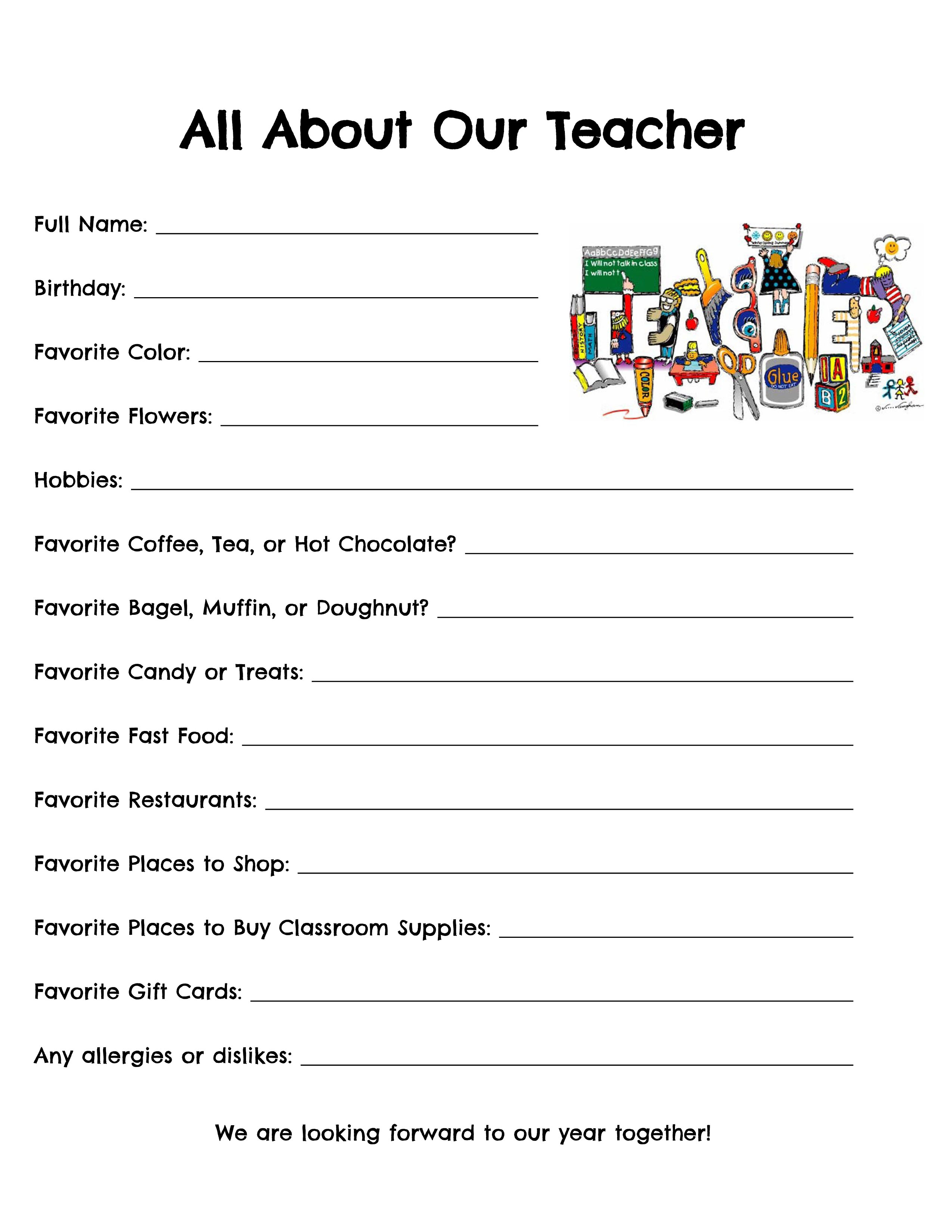 CH Teacher Survey 2