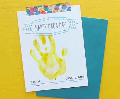 Handprint Card for Father's Day