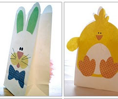 Bunny and Chick Easter Bags