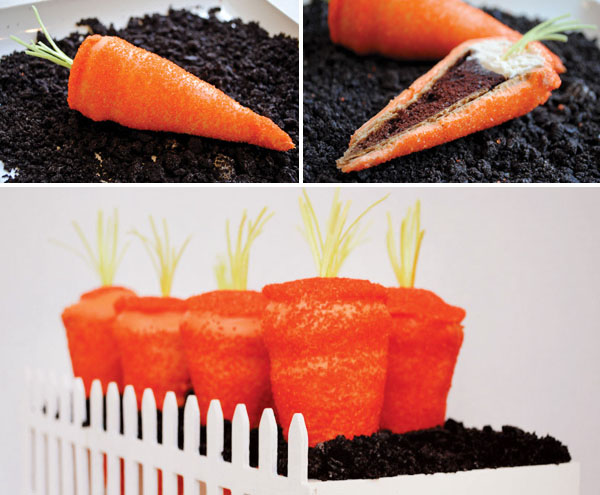 Carrot Cone Cupcakes