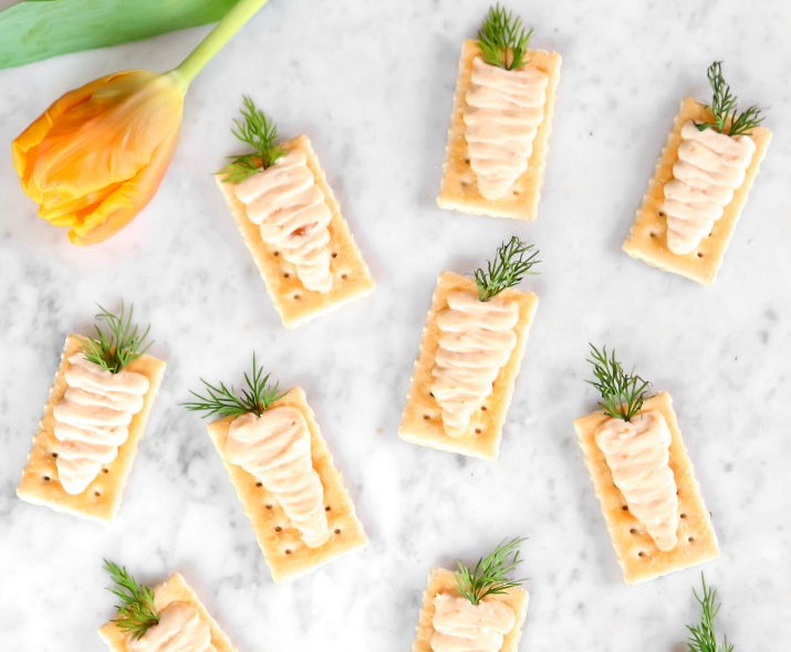 Carrot Cheese Crackers