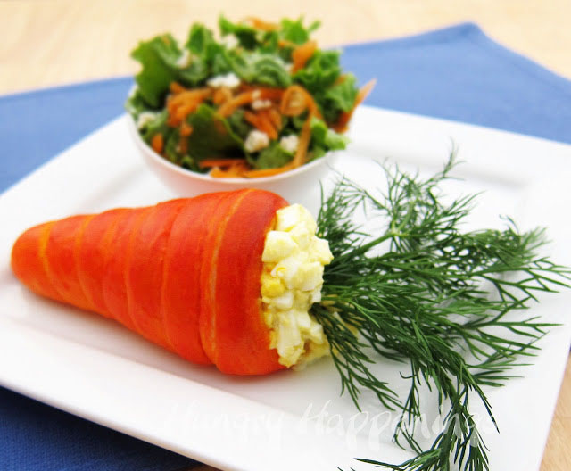 Crescent Carrot with Egg Salad