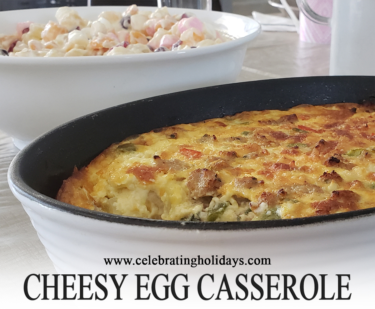 Cheesy Egg Casserole Recipe