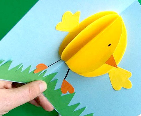 Chick Pop-up Card
