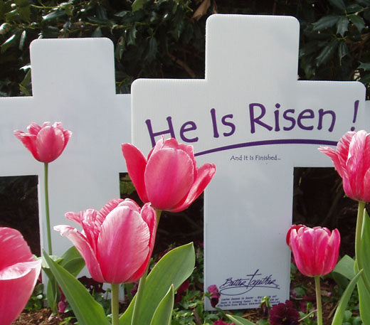 Easter Cross Witness Yard Signs