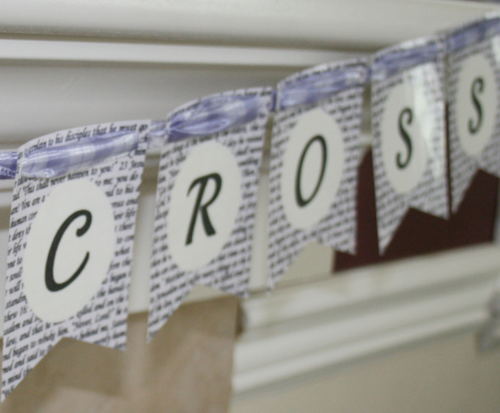 Easter Banner for Lent Close-Up