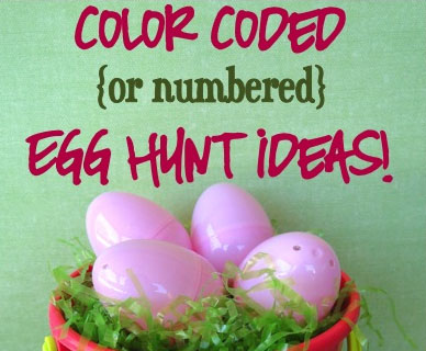 Egg Hunt with Color Codes