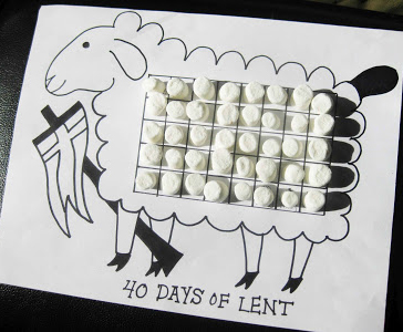 Lamb Countdown for Lent