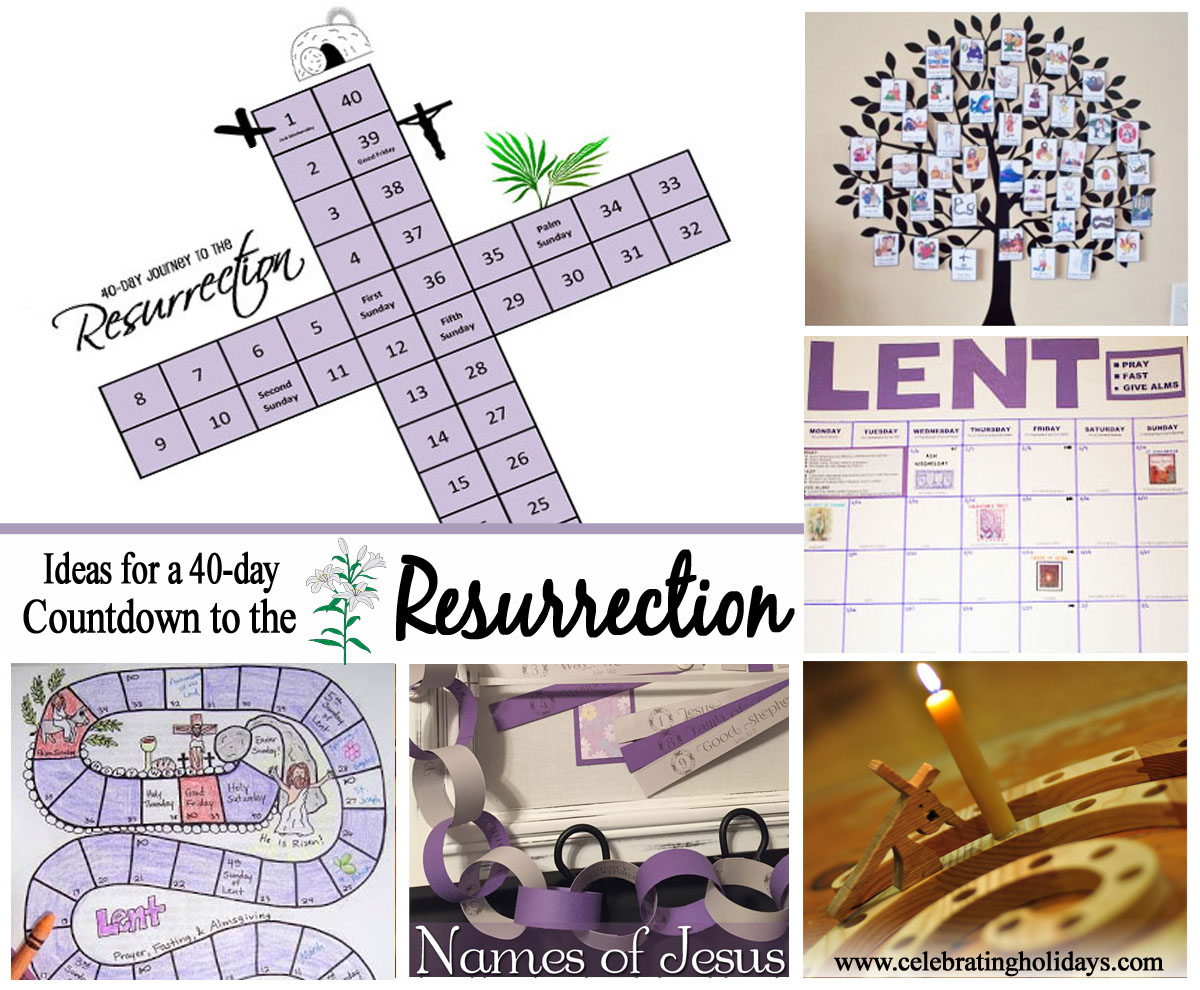 Lent 40 Day Countdown to Easter
