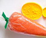 Playdough Carrots