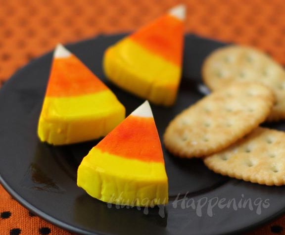 Candy Corn Cheese Spread