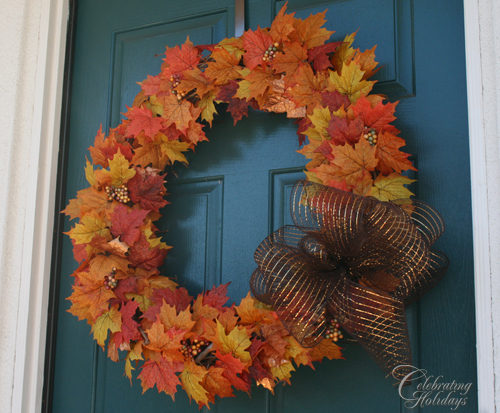 Easy DIY Fall Wreath Pic