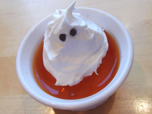 Ghost Topped Jello