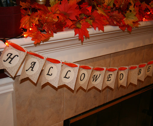 Hallowed Be Thy Name Halloween Garland