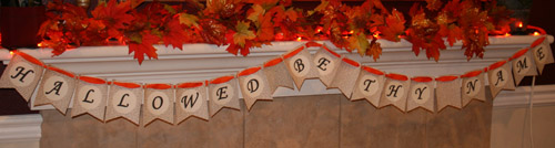 Hallowed Be Thy Name Halloween Garland 2