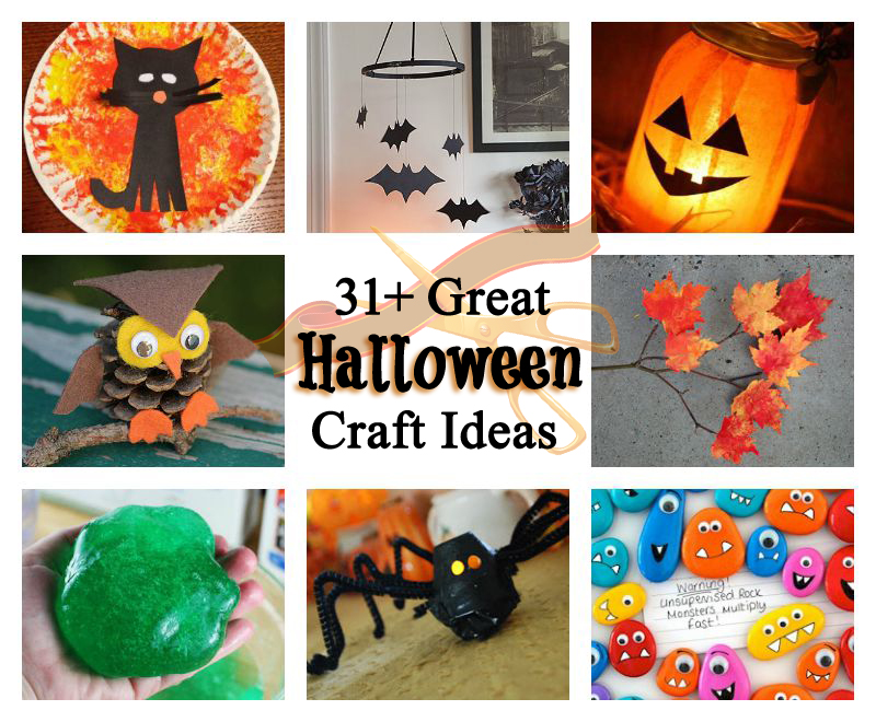 31+ Easy Halloween Crafts
