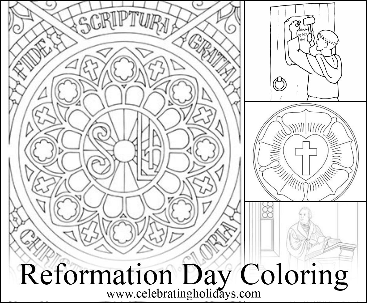 Reformation Day Coloring Pages