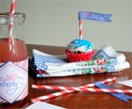 July 4th Free Printable Bottle Labels and Straw Tags 2