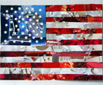 American Flag Magazine Collage