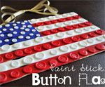 DIY Paint Stick Flag for July 4th