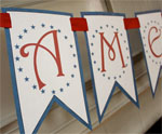 American Free Printable Garland for July 4th
