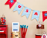 USA Garland 2 for July 4th