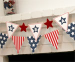 USA Garland 1 for July 4th
