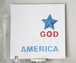DIY God Bless America Sign