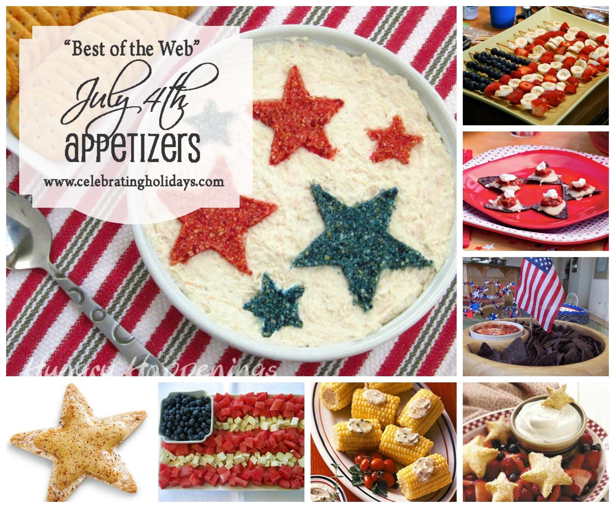 Best of the Web July 4th Appetizer Ideas